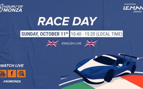 United We Stand. Watch The 4 Hours Of Monza LIVE